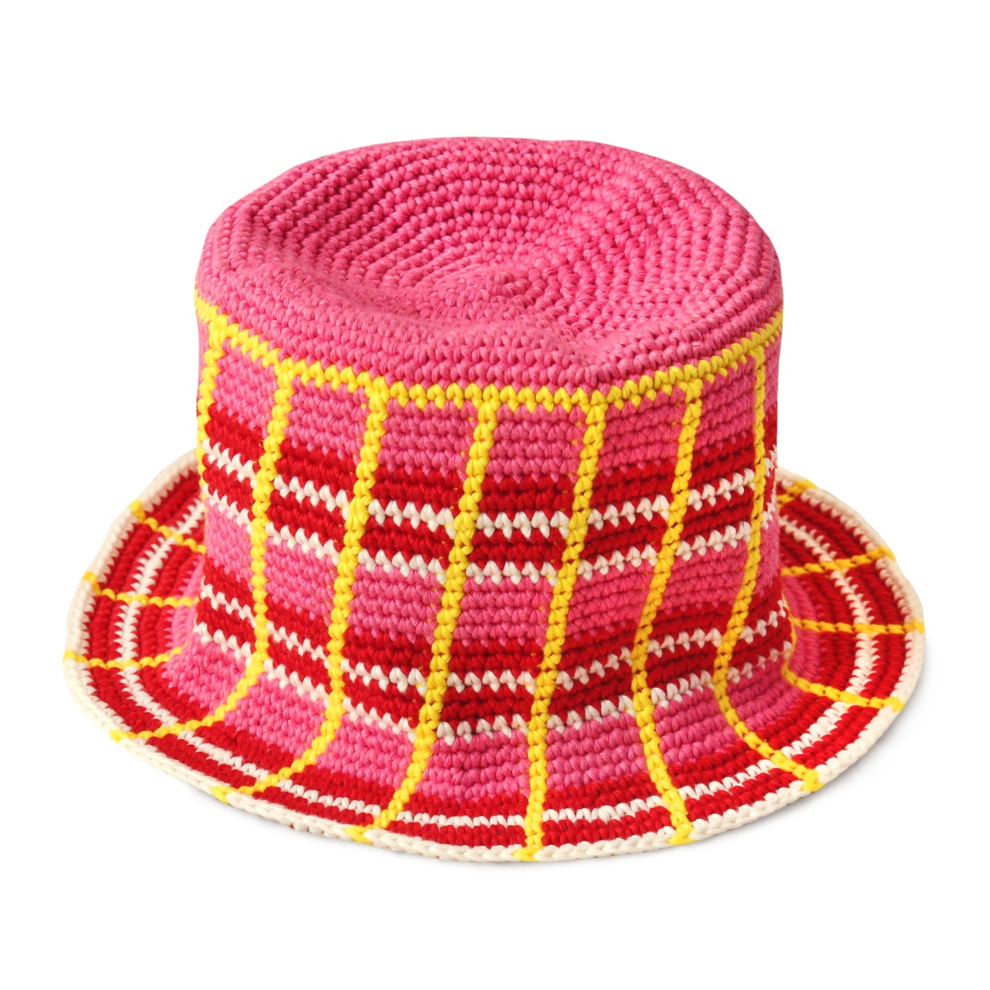 DERBY Plaid Crochet Hat